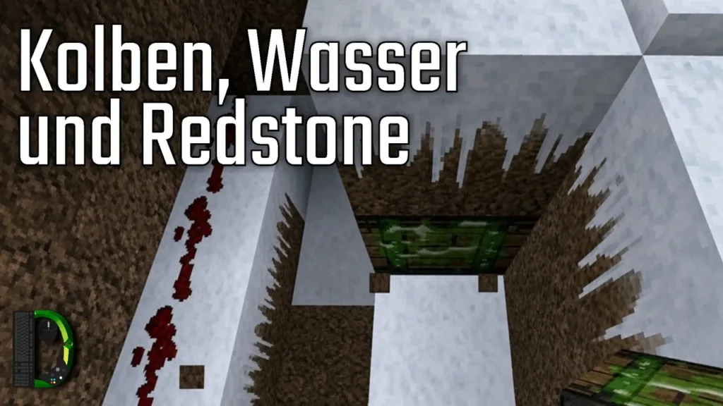 Kolben, Wasser und Redstone - Adventskalender 2012 Türchen #22 - Minecraft