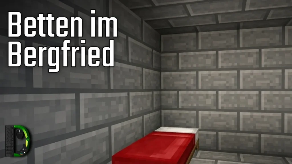 Betten im Bergfried - Adventskalender 2012 Türchen #8 - Minecraft