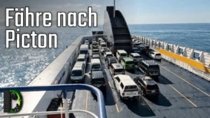 Fähre von Wellington nach Picton - Neuseeland Reisetag 10.1 - Adventskalender 2024 Türchen 24