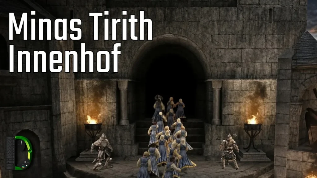 Der Innenhof von Minas Tirith - Die Rückkehr des Königs LPT #09