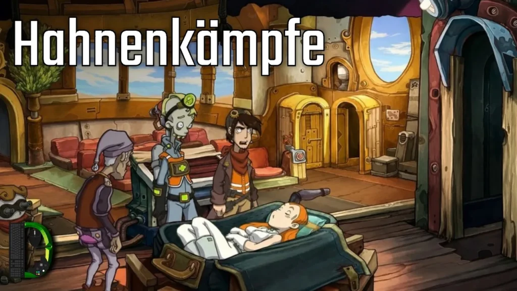 Hahnenkämpfe - Let's Play LIVE #10 - Deponia