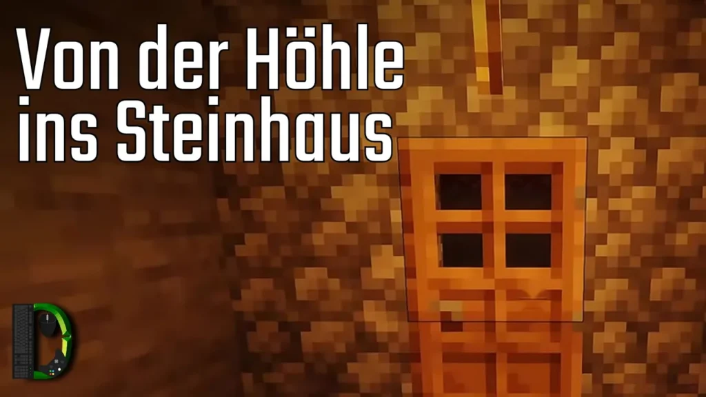 Von der Höhle ins Steinhaus - Minecraft Server Deutsch #004