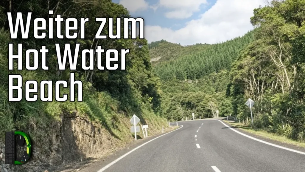 Weiter zum Hot Water Beach - Neuseeland Reisetag 2.3 - Adventskalender 2024 Türchen 10